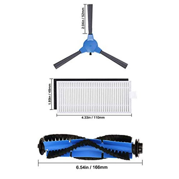 13Pcs Replacement Parts for Eufy RoboVac 11S 15C Vacuum Filters,Side Brushe T1E3 13Pcs Replacement Parts for Eufy RoboVac 11S 15C Vacuum Filters,Side Brushe T1E3